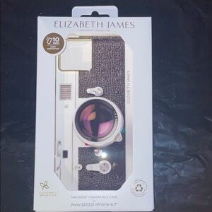 Elizabeth and James Black and White iPhone Case